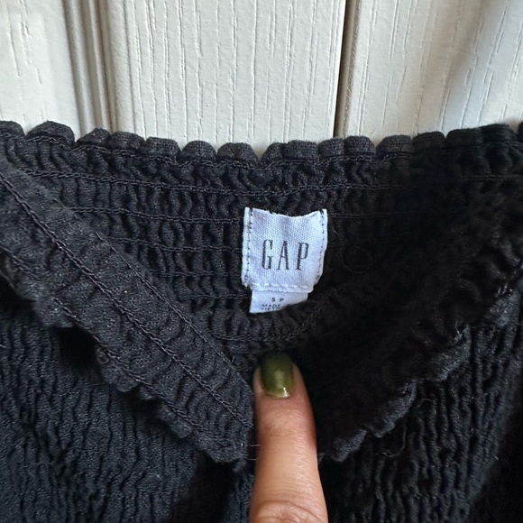 black linen midi dress GAP - Picture 2 of 3